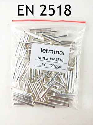 100PCS  14AWG Bootlace cooper Ferrules kit set Wire Copper C