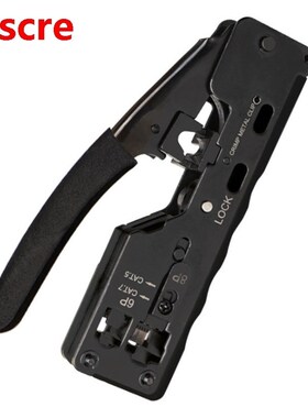 Cat5 Cat6 Cat7 Pass Through Crimper for RJ45 RJ12 RJ11 Netwo