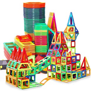 Magnetic Building Blocks Set Puzzle Bulk Magnetic Piece Sha
