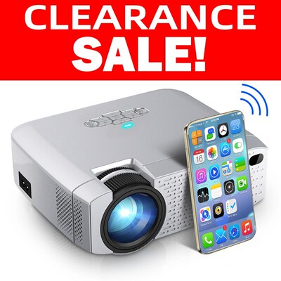 Clearance Sale  mini Projector D40W, Wireless Mirror Screen