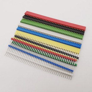 12Pcs/Set 40Pin 2.54mm Single Row Male Female PCB Board Pin