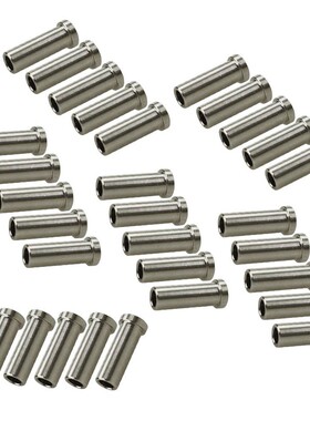 50/30PCS Stainless Steel Protective Protector Sleeves Gromme