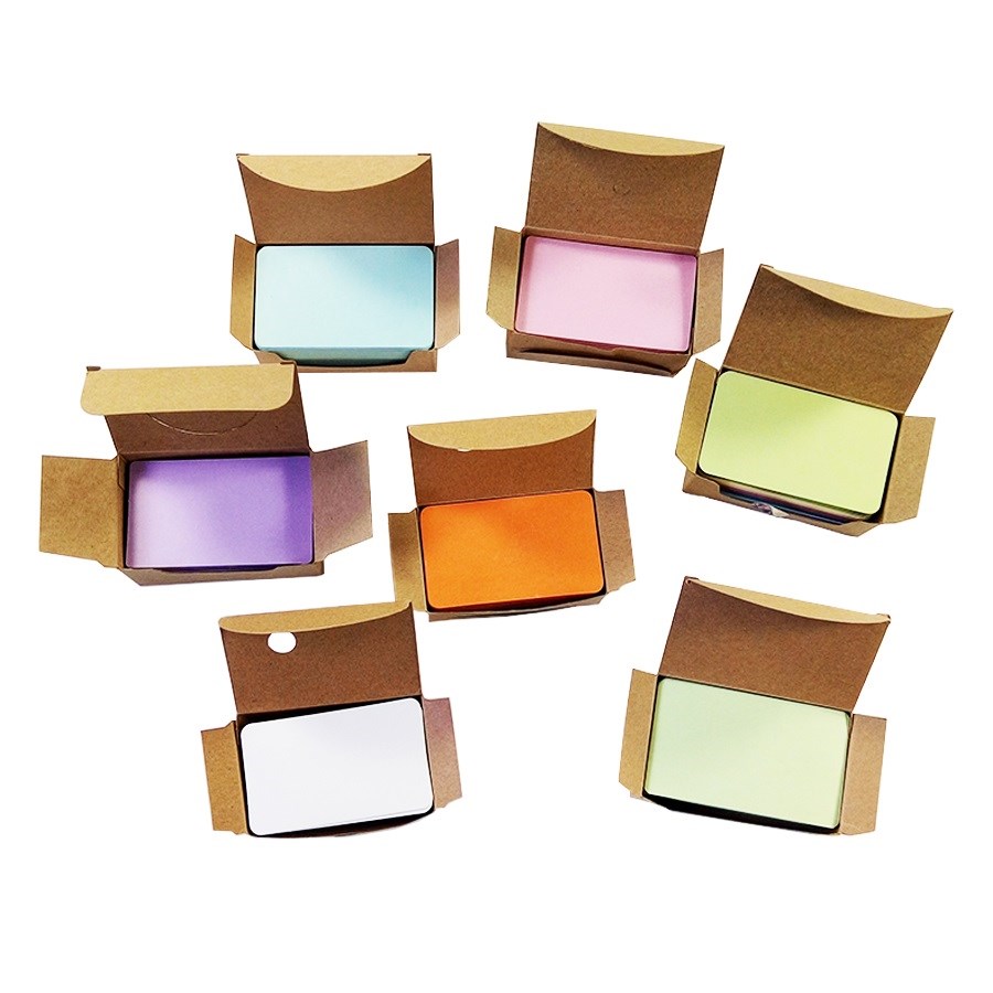 100 Pcs/lot Kraft Paper Card  blank business cards Message M