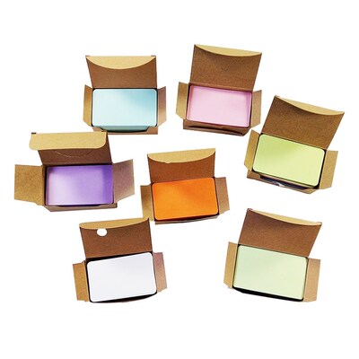 100 Pcs/lot Kraft Paper Card  blank business cards Message M