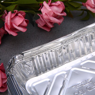 30x BBQ Aluminum Foil Grease Drip Pans Recyclable Grill Catc