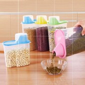 1.9L Cereal Kitchen Storage 2.5L Plastic Food Container Grai