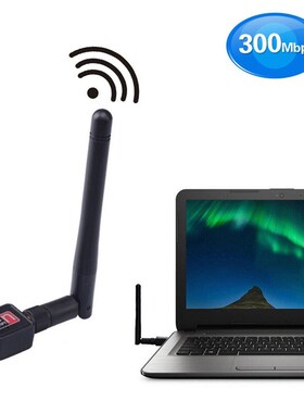 Mini USB Wifi Adapter 300Mbps Band 2.4Ghz USB WiFi Network A