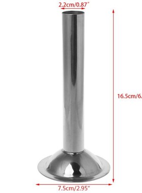 Stainless Steel #10 Size Meat Grinder Sausage Stuffer Tube H