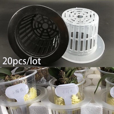 20x Mesh Pot Net Cup Basket Soilless Hydroponic colonization