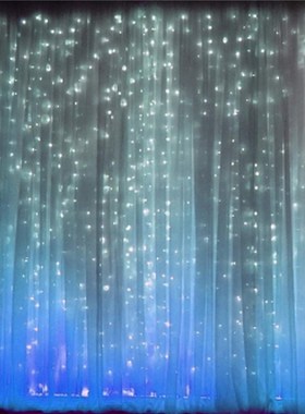 White Sheer Silk Cloth Drapes Panels Hanging Curtains Photo