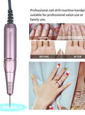 Professional Electric Nail Art Drill Pen Handle File Polish