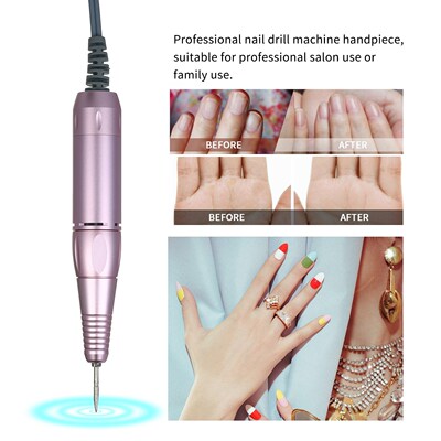 Professional Electric Nail Art Drill Pen Handle File Polish