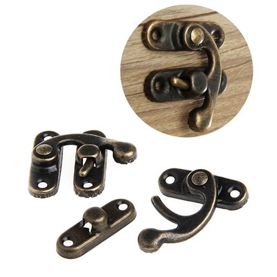 12X Antique Decorative Jewelry Gift Wooden Box Wine Latch Ha