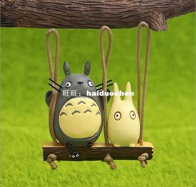 Hayao Miyazaki Swing totoro jicha MINI gardening DIY decorat