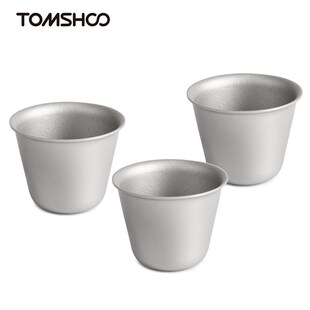 Outdoor Titanium Cup Camping Wine Tea Cup Picnic Tableware