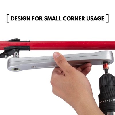 Mintiml Metal Universal Extension Wrench 3/8 Inch Spanner Sc