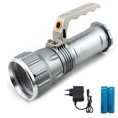 T6 Long range Searchlight LED Flashlight rechargeable powerf