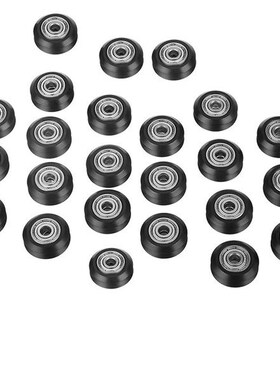 24Pcs CNC Plastic POM Wheel with 625Zz Idler Pulley Gear Pas