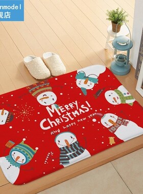 2020 Christmas Mat Outdoor Carpet Doormat Santa Ornament Chr