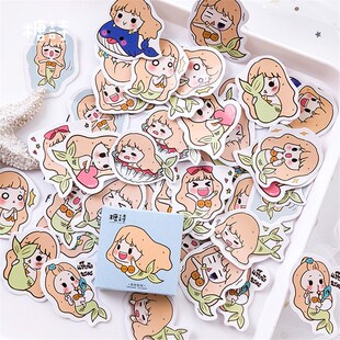 45pcs/pack Kawaii Stationery ers cute Newspaper pattern scra