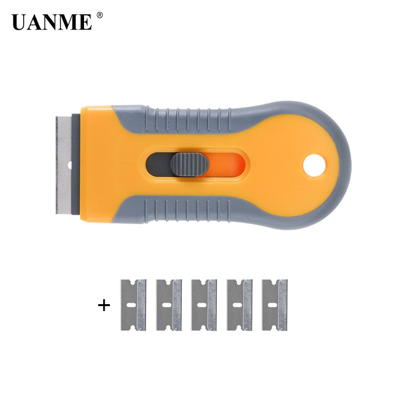 ANME ICE Scraper Spatula Razor Scraper 5pcs Razor Blades Car