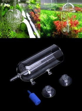 Aquarium Glass CO2 Diffuser Bubble Air Stone Purge Oxygen Ae