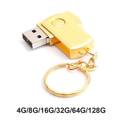 USB Flash Drive 4G/8G/16G/32G/64G/128G USB 2.0 Metal Mini Me