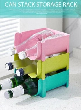 Refrigerator Storage Rack Fridge Organizer Can Stack Storage
