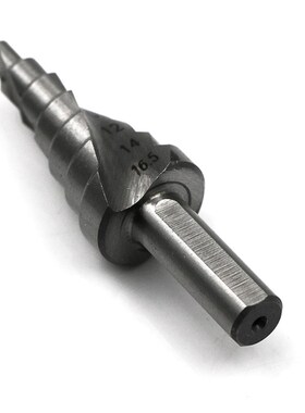 4-16.5mm Triangle Shank Step Drill Spiral Drill Tool Multipl