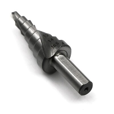 4-16.5mm Triangle Shank Step Drill Spiral Drill Tool Multipl
