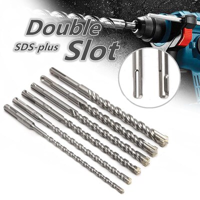 6pcs 160/210/260mm 6/8/10/12/14/16mm SDS Plus Crosshead Twin