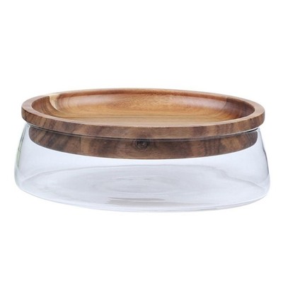 Creative Glass Nuts and Dry Fruits Storage Box Container Dou