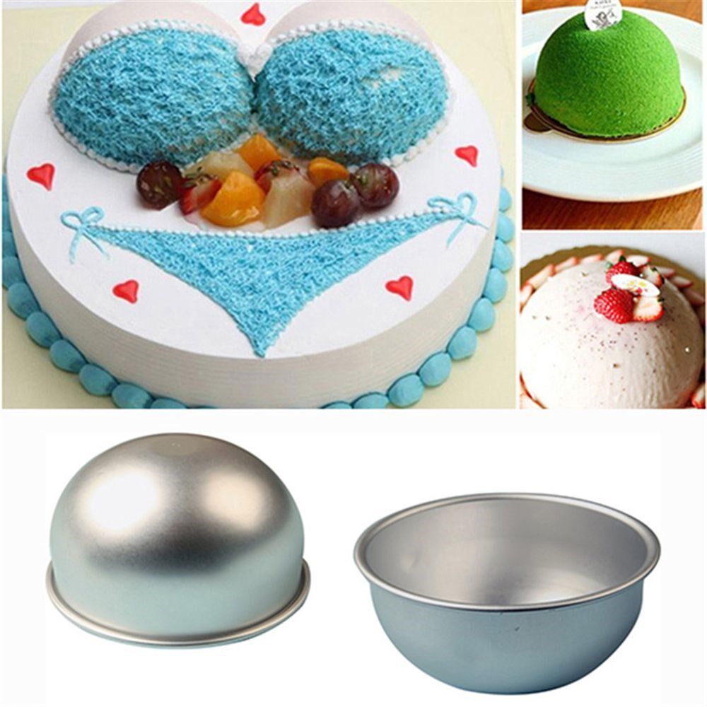 Mini Trumpet Semicircle  3D Cake Mold Egg Tarts Pudding Mold
