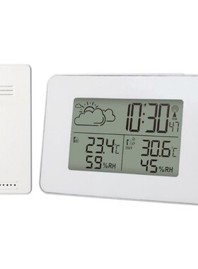 Weather Station Alarm Clock Digital Wireless Sensor Thermome