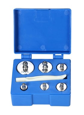 6pcs Weight 5g 10g 2x20g 50g 100g Grams Calibration Weights