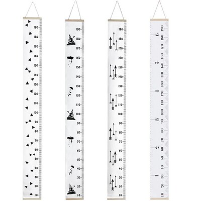 Creative 200cm Child Height Ruler Kids Growth Chart Simple D
