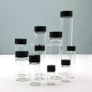3ml to 60ml Transparent  Glass sample vial Laboratory Reagen