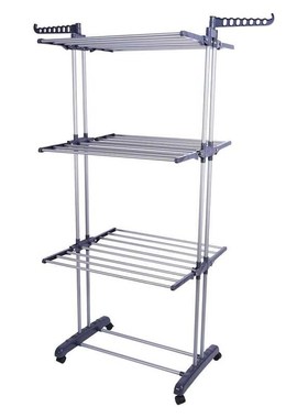 Clothes Airer 3 Tier Laundry Dryer Concertina Indoor Outdoor