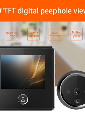 DD2 3.0 inch LCD Screen Digital Doorbell Infrared Night Visi