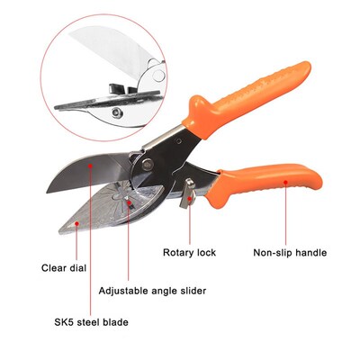 Newly Multi Angle Mitre Siding Wire Duct Cutter Scissor for