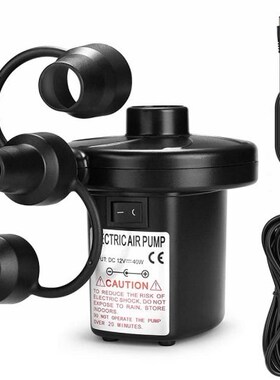 Portable Inflatable Pump Electric Air Pump Air Mattress Boat