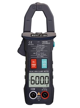 ZT-QB9 Clamp Meter DC/AC 600A current measuret TRMS Auto-Ran