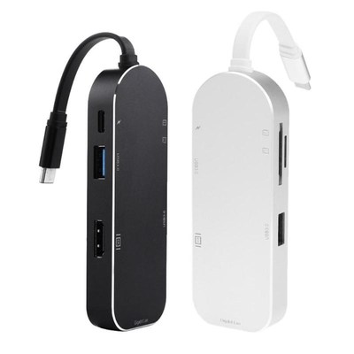 7 in 1 USB 3.1 Type-C to Gigabit Ethernet RJ45 Port + 4K HDM