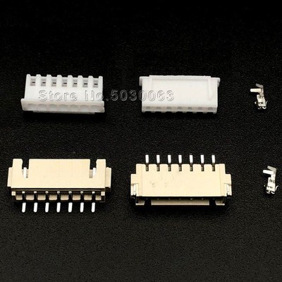 180pcs=20Sets XH 2.54mm Pitch 7p 7pin XH2.54 Horizontal SMD
