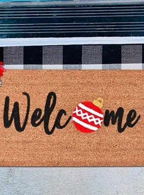 Doormat Indoor Entrance Christmas Doormats Welcome Home