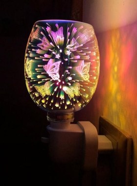 Electric Plug In LED Aroma Diffuser Lamp Wax Melt Oil Burner