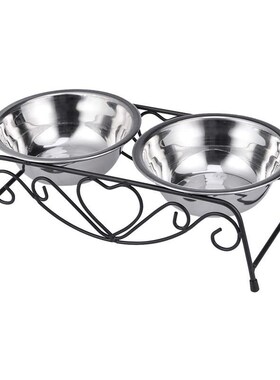 1Pcs Food Bowl Nontoxic Small Portative Metal Stand Durable