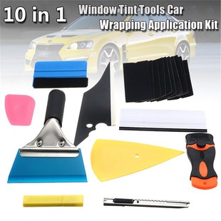 Useful Car Wrapping Application Vinyl Sheet Squeegee 10pcs W