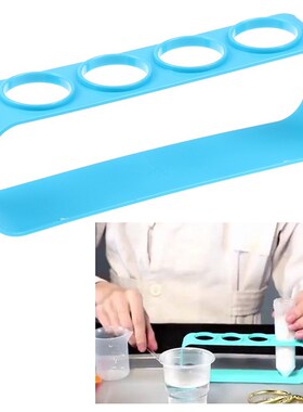 1pc Plastic Test Tube Rack 4 Holes Holder Support Burette St