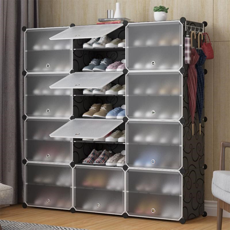 Multilayer Simple Shoe Cabinet DIY Assembled Space-saving Sh